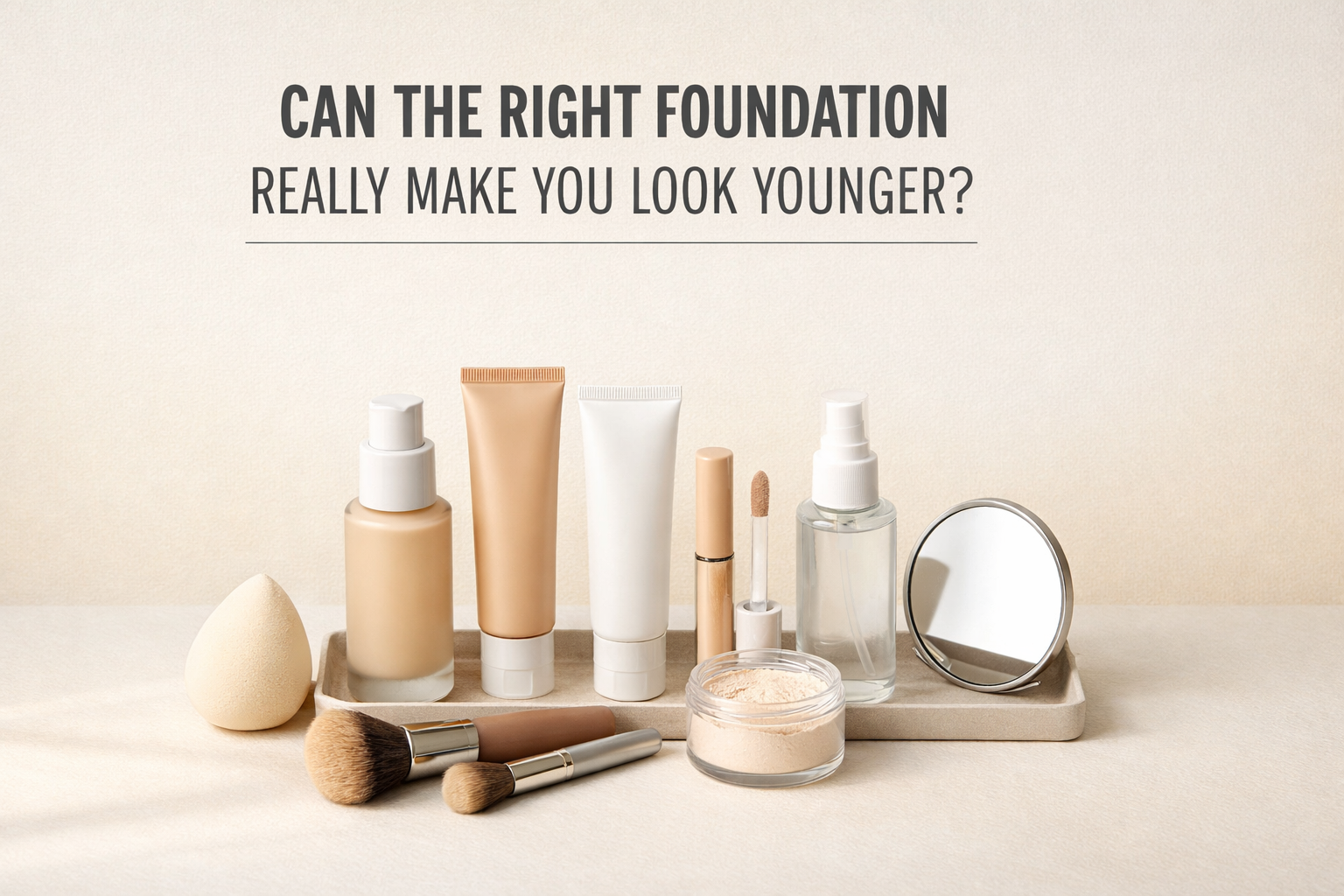 Can the Right Foundation Really Make You Look Younger?