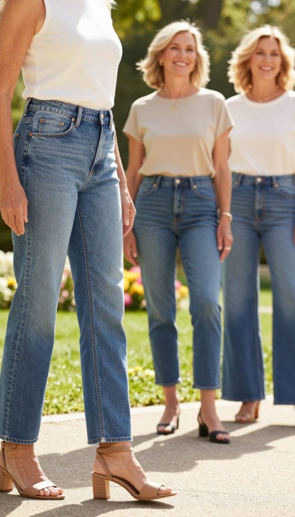 comfortable jeans styles for women over 60